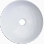 White Ceramic Vessel Sink Furniture