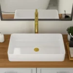 Egg Shape Vessel Sink Big Bowl F