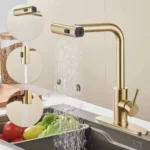 Stainless Steel Kitchen Sink Faucet H