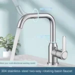 universal rotating bathroom sink wash face faucet