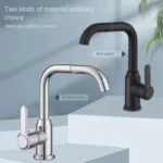 universal rotating bathroom sink wash face faucet