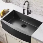 Black Farmhouse Sink A